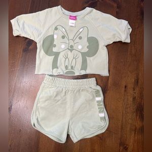 Minnie mouse top and bottom set